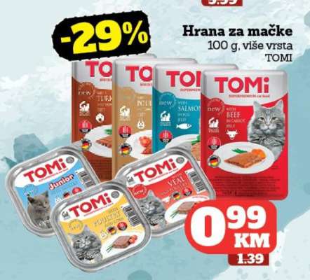 Hrana za mačke TOMI
