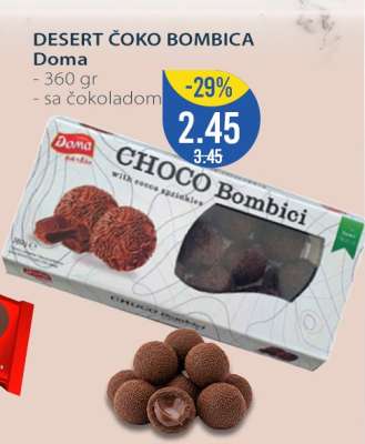 DESERT ČOKO BOMBICA