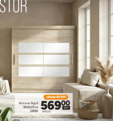 Klizni ormar Bega III