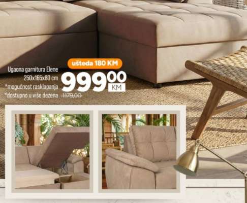 Ugaona garnitura Elene