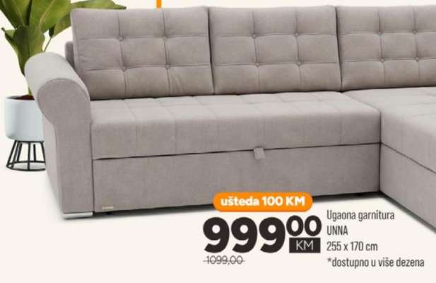 Ugaona garnitura UNNA