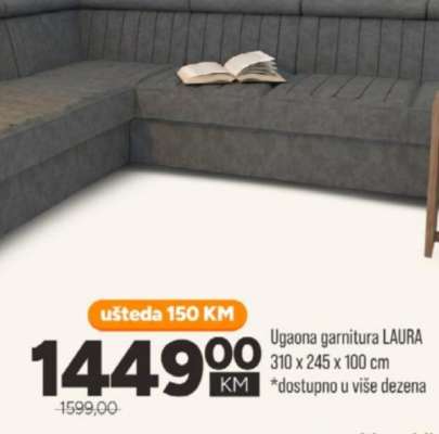 UGAONA GARNITURA LAURA