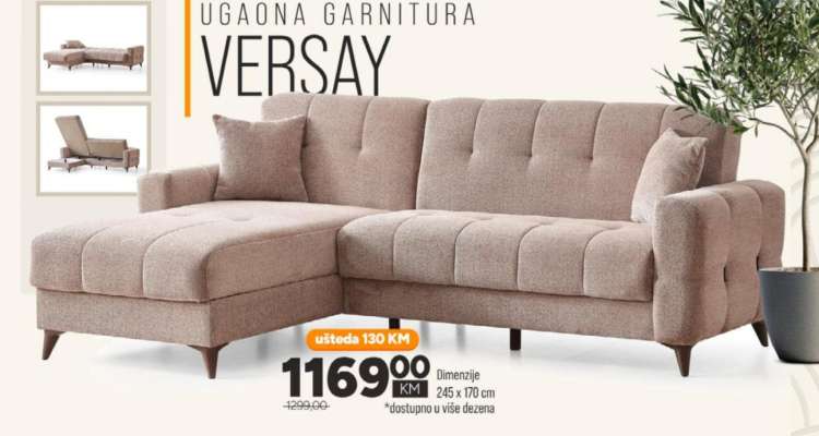 Ugaona garnitura Versay