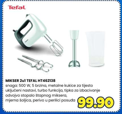 MIKSER 2U1 TEFAL HT462138
