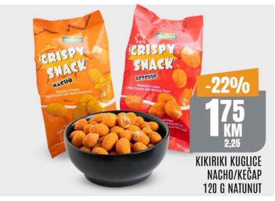 Kikiriki kuglice Nacho/Kečap