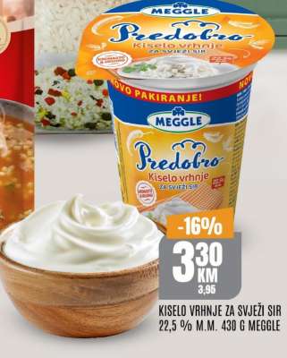 Kiselo vrhnje za svježi sir