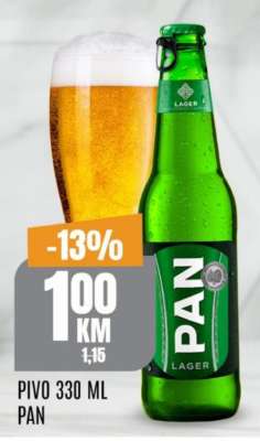 Pivo 330 ml Pan