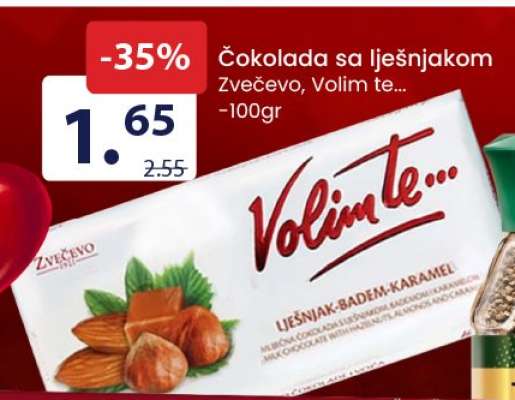 Čokolada sa lješnjakom