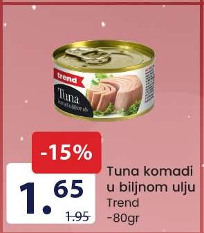 Tuna komadi u biljnom ulju