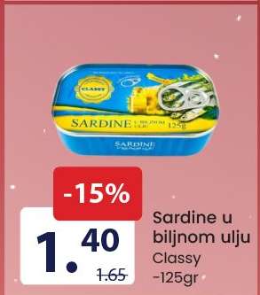 Sardine u biljnom ulju