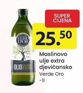 Maslinovo ulje extra djevičansko Verde Oro