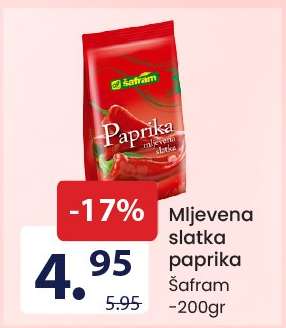 Mljevena slatka paprika