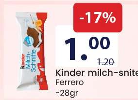 Kinder milch-snite