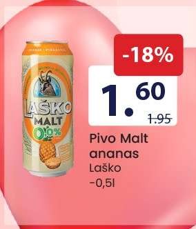 Pivo Malt ananas