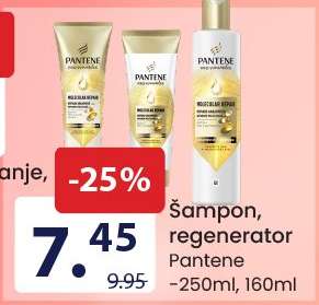 Pantene Šampon, regenerator