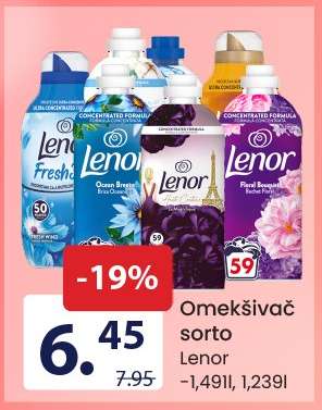 Omekšivač sorto Lenor