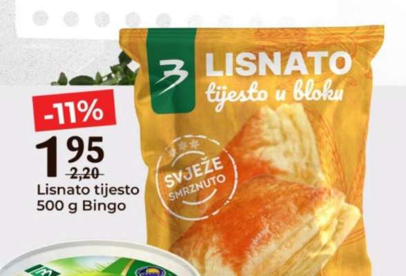 Lisnato tijesto 500 g Bingo