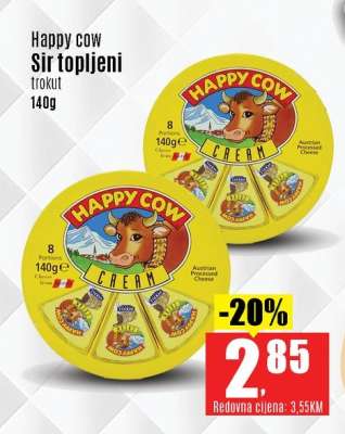 Happy cow Sir topljeni