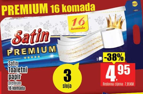 Satin Toaletni papir