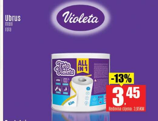 Violeta Ubrus maxi rola