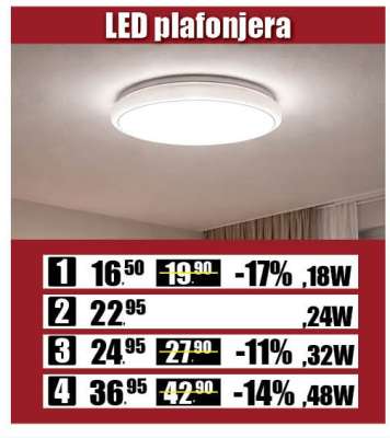 LED plafonjera 1