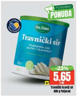 Travnički kravlji sir