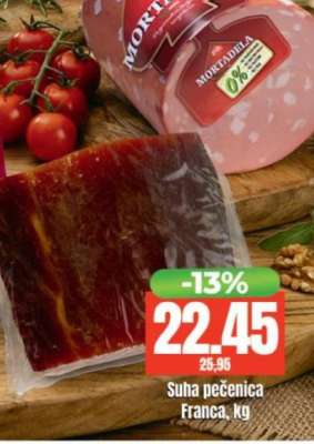 Suha pečenica Franca, kg