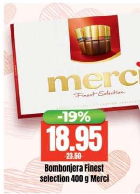 Bombonjera Finest selection 400 g Merci