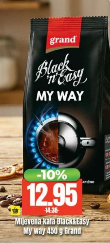 Mljevena kafa Black&Easy My way 450 g Grand