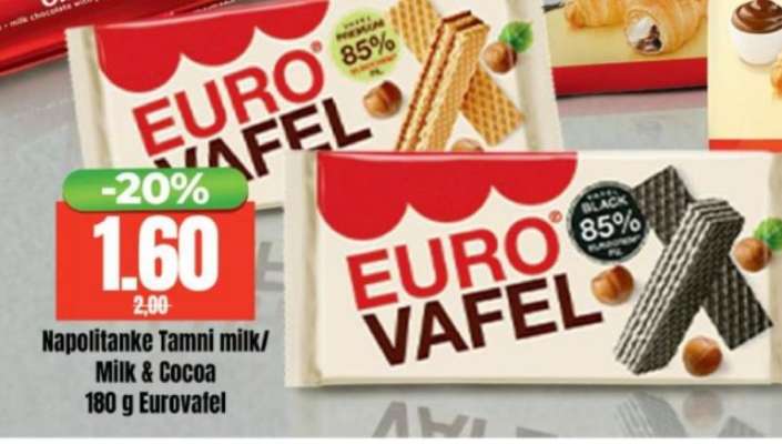 Napolitanke Tamni milk/Milk & Cocoa