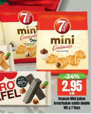 Kroasan Mini kakao krem/kakao vanila double 7 Days