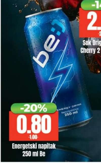 Energetski napitak 250 ml, Be