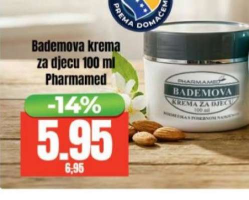 Bademova krema za djecu 100 ml Pharmamed