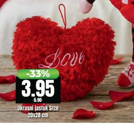 Ukrasni jastuk Srce