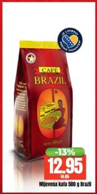 MLJEVENA KAFA 500 G BRAZIL