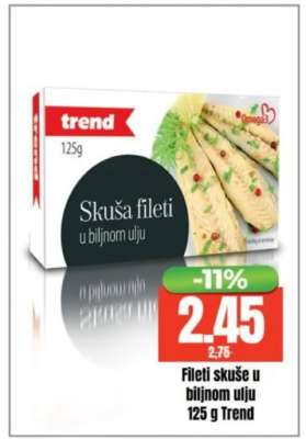 Fileti skuše u biljnom ulju