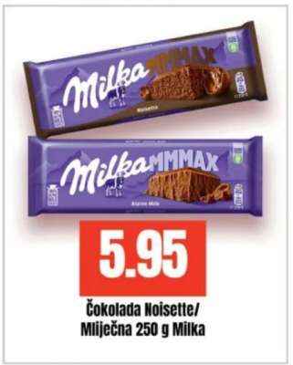 Čokolada Noisette/Mliječna