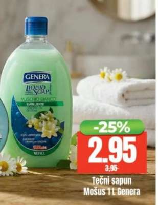 Tečni sapun Mošus 1L Genera