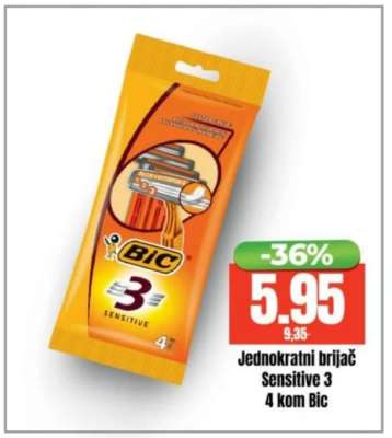 Jednokratni brijač Sensitive 3