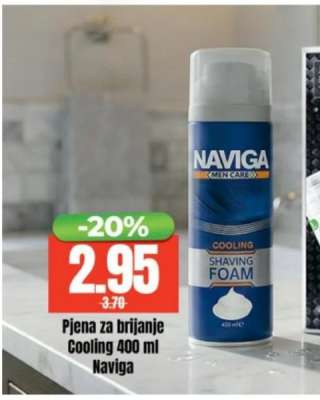 Pjena za brijanje Cooling 400 ml Naviga
