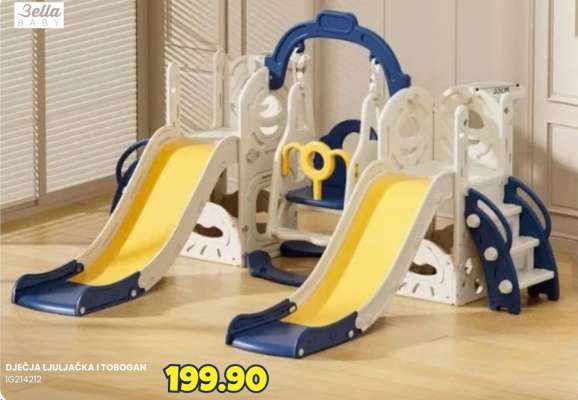 Dječja ljuljačka i tobogan