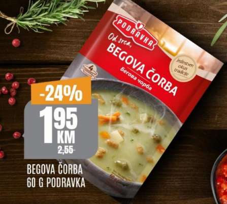 Begova čorba 60 g Podravka