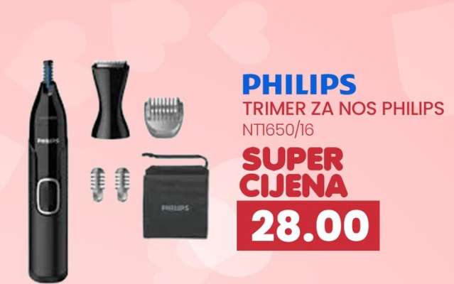 PHILIPS TRIMER ZA NOS PHILIPS NT1650/16