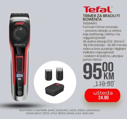 Tefal Trimer za bradu F1 Rowenta