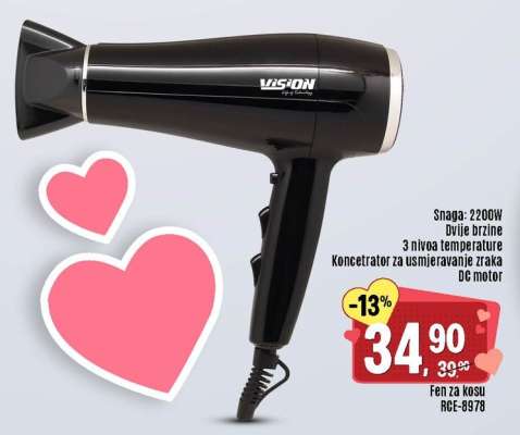 Fen za kosu RCE-8978