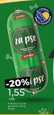 Kobasica za pse govedina