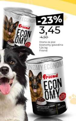 Hrana za pse Economy govedina