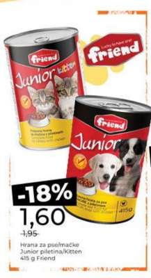 Hrana za pse/mačke Junior piletina/kitten