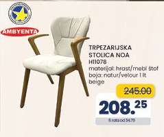 TRPEZARIJSKA STOLICA NOA