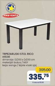 TRPEZARIJSKI STOL RICO